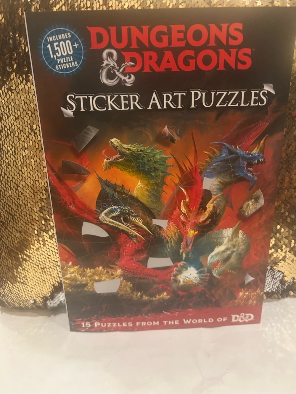 Dungeons & Dragons Sticker Art Puzzles — Multicolor Dragon Pack
